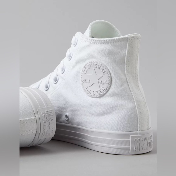 Converse Chuck Taylor All Star High-Top Sneaker White on White - Picture 3 of 4